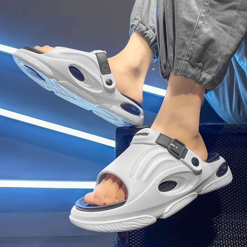 Student open-toed EVA two-color one-word drag spring fashion breathable thick-bottomed drag outdoor seaside beach leisure men s drag 45
Student open-toed EVA two-color one-word drag spring fashion breathable thick-bottomed drag outdoor seaside beach leisure men s drag 45