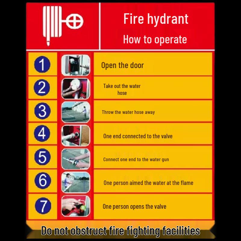 Fire Extinguisher & Hydrant Instruction Signs (5-Pack)
Fire Extinguisher & Hydrant Instruction Signs (5-Pack)