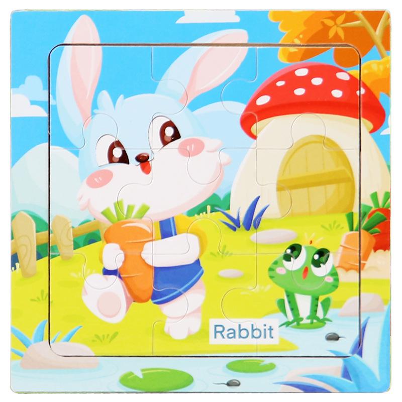 9-Piece Children s Wooden Animal Fairy Tale Puzzle - Early Education Building Blocks
9-Piece Children s Wooden Animal Fairy Tale Puzzle - Early Education Building Blocks