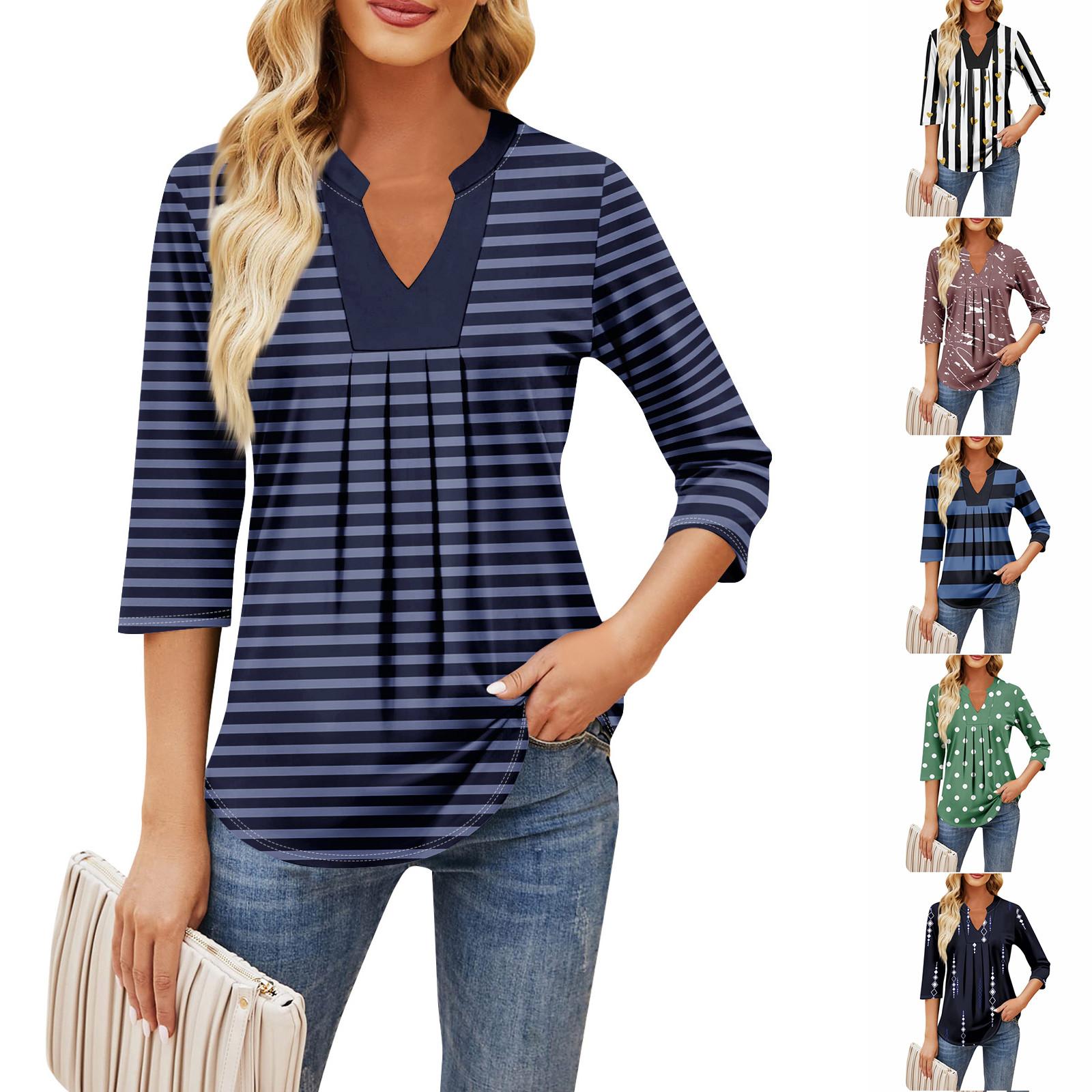 Женские топы с рукавом семь четвертей, повседневные свободные футболки с v-образным вырезом и оборками на груди с принтом L чёрный
Женские топы с рукавом семь четвертей, повседневные свободные футболки с v-образным вырезом и оборками на груди с принтом L чёрный