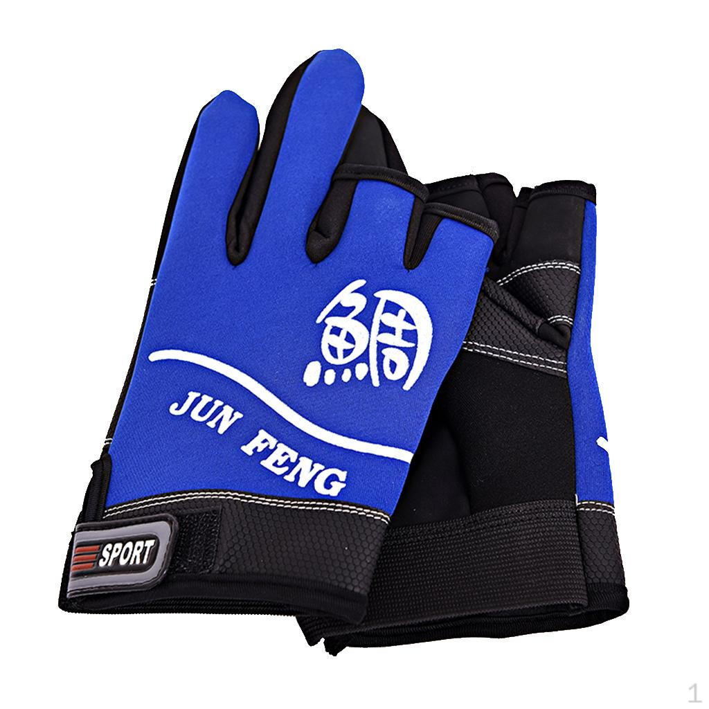 3-Finger Cut Outdoor Windproof Anti-slip Fishing Cycling Gloves Blue
3-Finger Cut Outdoor Windproof Anti-slip Fishing Cycling Gloves Blue
