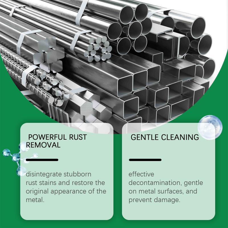 Metal Rust Remover,Removes Stains, Yellowing, And Rust From Steel And Metal; Long-Lasting Protection; Quick-Drying Rust Remover 1pcs
Metal Rust Remover,Removes Stains, Yellowing, And Rust From Steel And Metal; Long-Lasting Protection; Quick-Drying Rust Remover 1pcs
