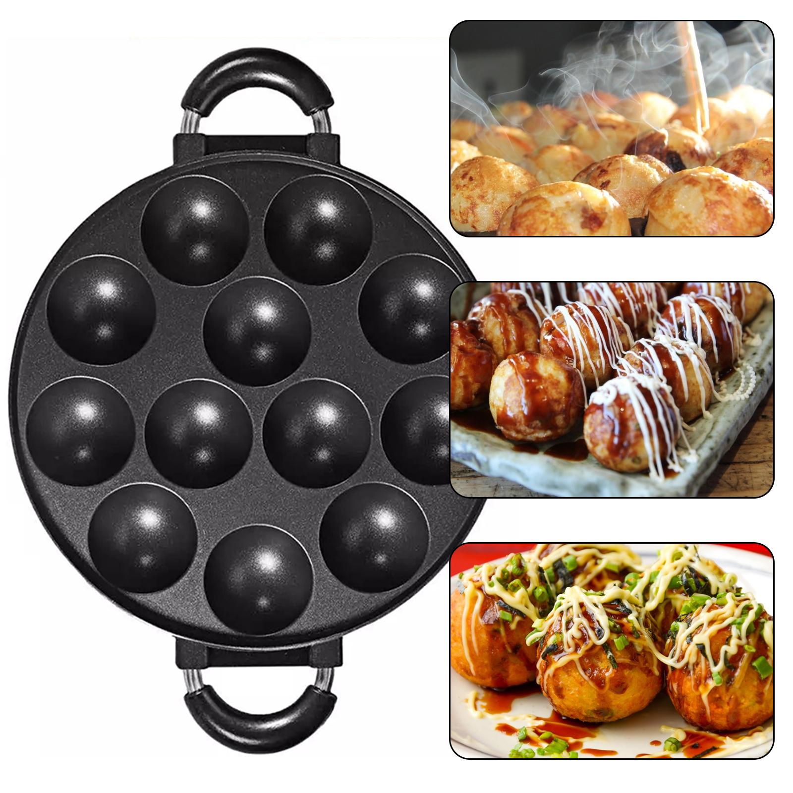 12 отверстий Takoyaki Maker Сковорода для гриля Осьминог Шариковая тарелка Домашняя кулинария Формы для выпечки Плесень противень Противень для кухни
12 отверстий Takoyaki Maker Сковорода для гриля Осьминог Шариковая тарелка Домашняя кулинария Формы для выпечки Плесень противень Противень для кухни