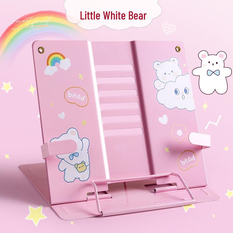 Kaba Bear Adjustable Book Stand with Metal Clip for Students
Kaba Bear Adjustable Book Stand with Metal Clip for Students