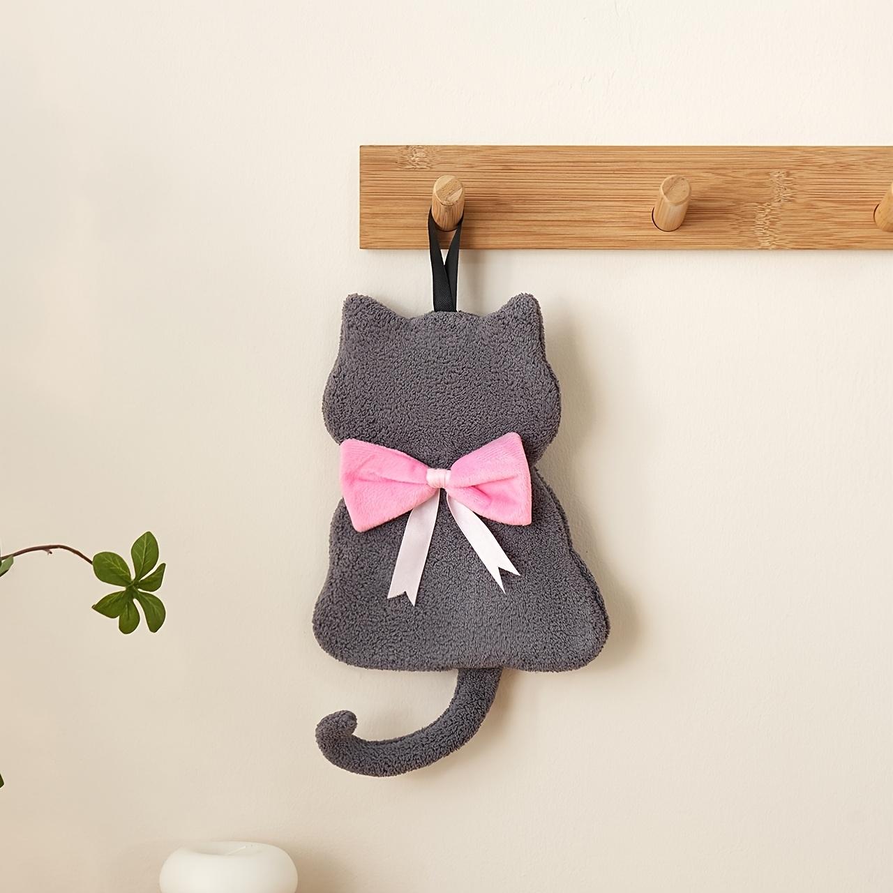 1PC Bow Back Cat Coral Fleece Hand Towel, Thickened Absorbent Quick-drying, Hanging Cute Kitchen Bathroom Towel сірий колір
1PC Bow Back Cat Coral Fleece Hand Towel, Thickened Absorbent Quick-drying, Hanging Cute Kitchen Bathroom Towel сірий колір
