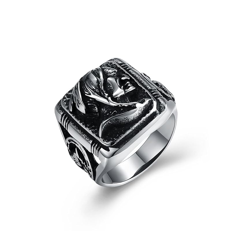 stainless ring ring men s Fashionable rock antique style fashion accessories male present (Maya Crest, 16)
stainless ring ring men s Fashionable rock antique style fashion accessories male present (Maya Crest, 16)