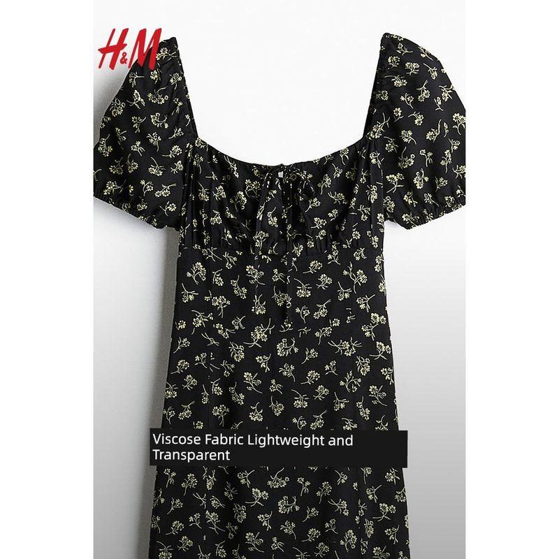 HM Women s Clothing Dress Summer French Style Temperament Silm Seaside Vacation Style Puff Sleeves Midi Dress 1213111 Light blue/Florals 160/88A(S)
HM Women s Clothing Dress Summer French Style Temperament Silm Seaside Vacation Style Puff Sleeves Midi Dress 1213111 Light blue/Florals 160/88A(S)