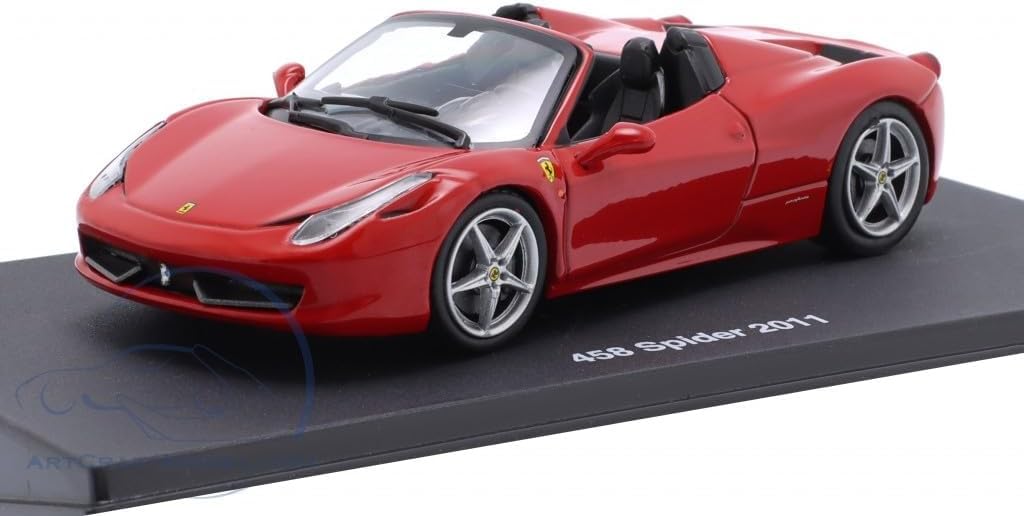 ALTAYA Модель автомобиля Ferrari 1/43 Ferrari 458 Spider Кабриолет 2011 (красный) с витриной
ALTAYA Модель автомобиля Ferrari 1/43 Ferrari 458 Spider Кабриолет 2011 (красный) с витриной