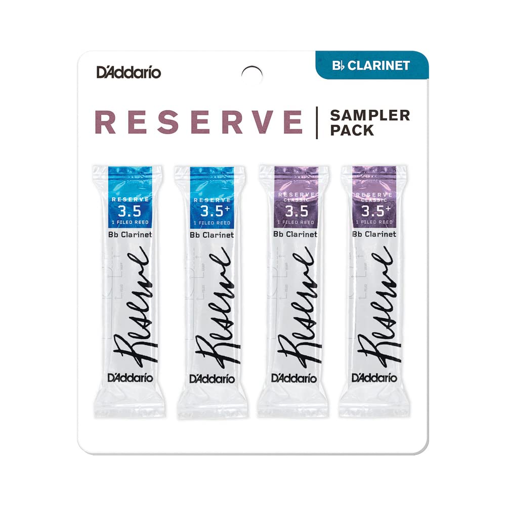 D Addario WOODWINDS Reserve B набор сэмплеров для кларнета R3.5 R3.5+ RC3.5 RC3.5+, DRS-C35
D Addario WOODWINDS Reserve B набор сэмплеров для кларнета R3.5 R3.5+ RC3.5 RC3.5+, DRS-C35