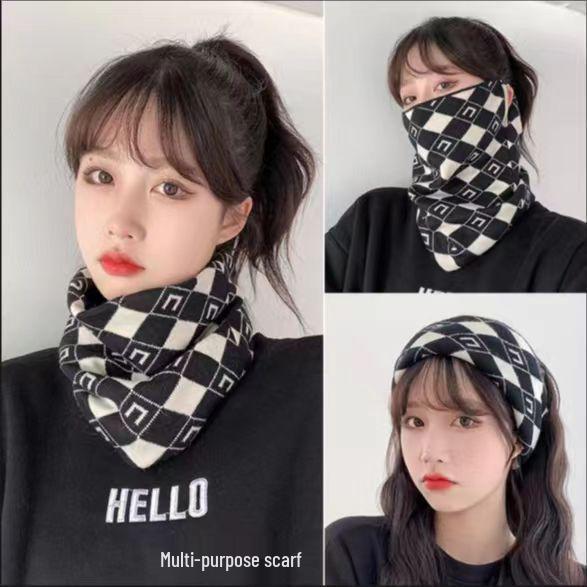 Autumn/Winter Multi-functional Ear-hanging Face Mask & Neck Gaiter: Versatile Warm Neck Protector & Headband 35*25
Autumn/Winter Multi-functional Ear-hanging Face Mask & Neck Gaiter: Versatile Warm Neck Protector & Headband 35*25