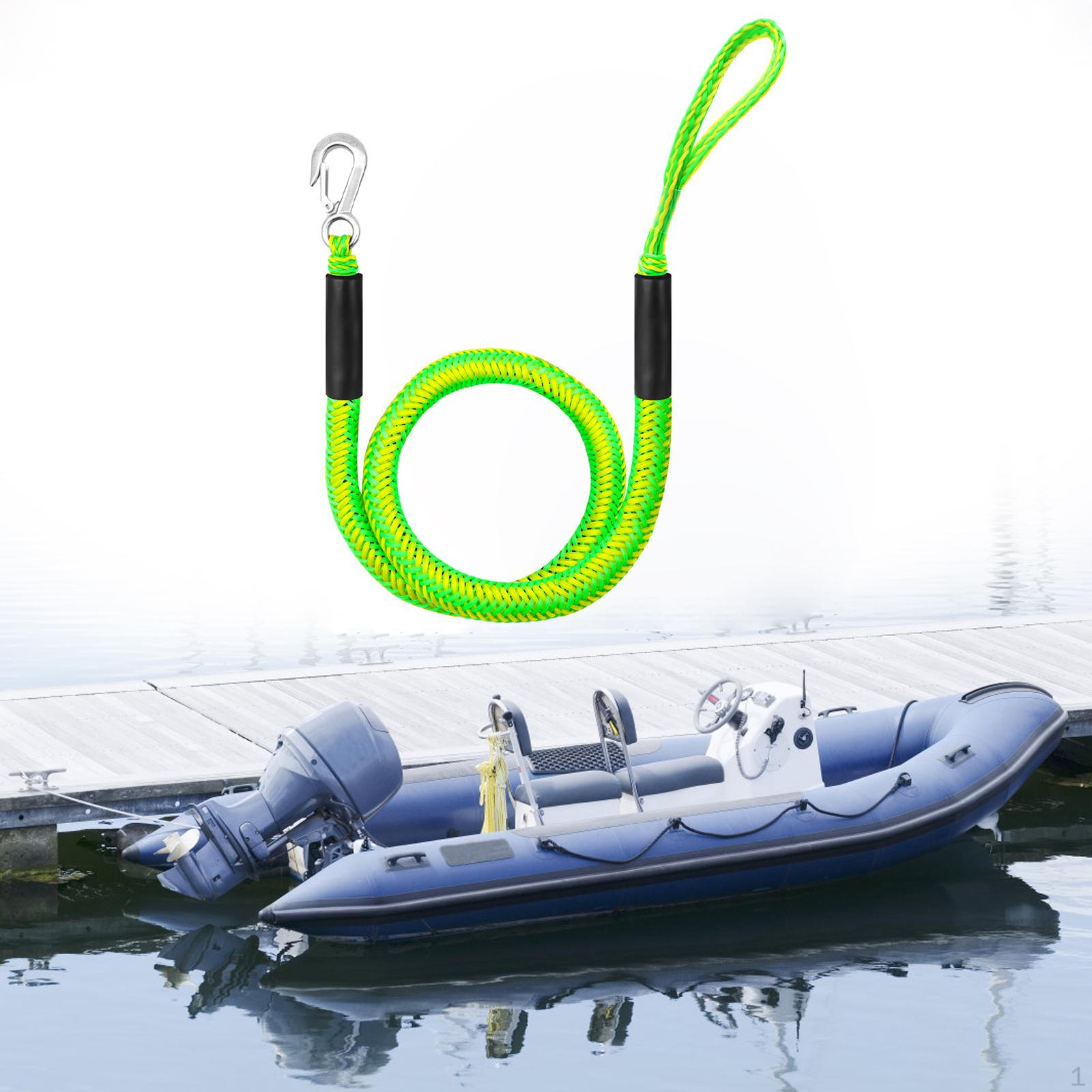 Bungee Dock Line Docking Anchor Accessories Elastic Premium Mooring Rope for Power Boat зелений
Bungee Dock Line Docking Anchor Accessories Elastic Premium Mooring Rope for Power Boat зелений