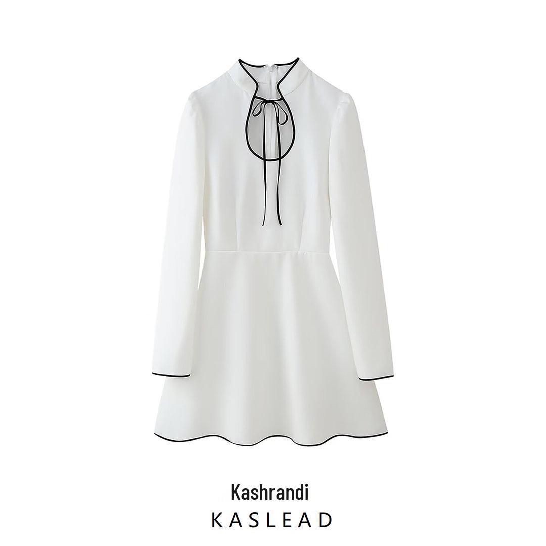 2025 Spring Women s European & American Style Stand-up Collar Tie Long Sleeve Short Dress XS
2025 Spring Women s European & American Style Stand-up Collar Tie Long Sleeve Short Dress XS