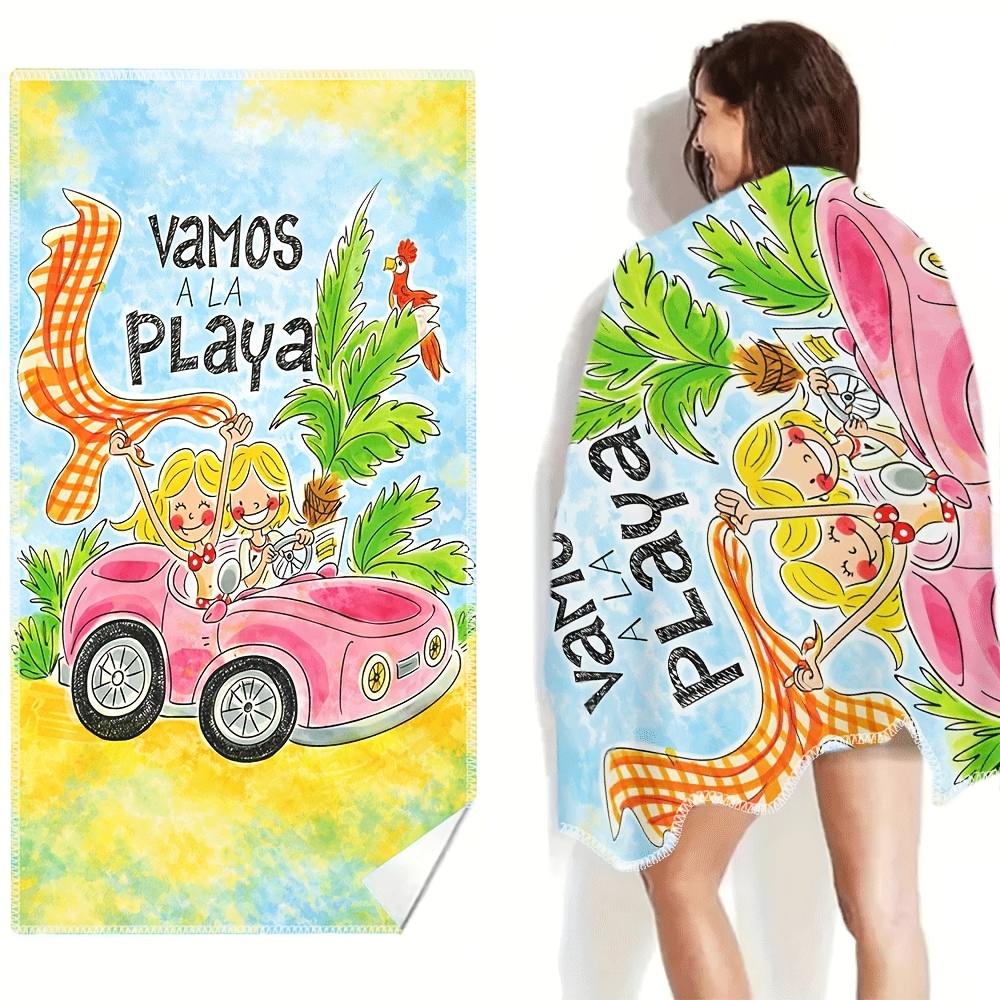 Tropical Summer Beach Towel Flat Print Cartoon Palm Tree Pink Convertible Pool Towel for Seaside Holiday Outdoor Party Decor W30*H60(CM)
Tropical Summer Beach Towel Flat Print Cartoon Palm Tree Pink Convertible Pool Towel for Seaside Holiday Outdoor Party Decor W30*H60(CM)