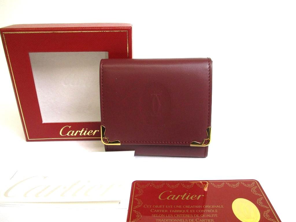 Подлинный кошелек для монет Cartier Must de Cartier цвета бордо из кожи #a546, восстановленный
Подлинный кошелек для монет Cartier Must de Cartier цвета бордо из кожи #a546, восстановленный