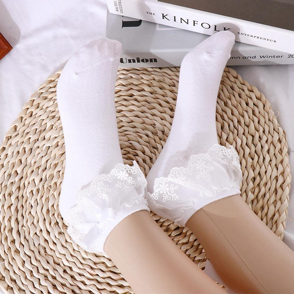 Children Bow Knot Breathable Women Short Sock Ankle Sock Princess Socks Lace Ruffle чорний
Children Bow Knot Breathable Women Short Sock Ankle Sock Princess Socks Lace Ruffle чорний