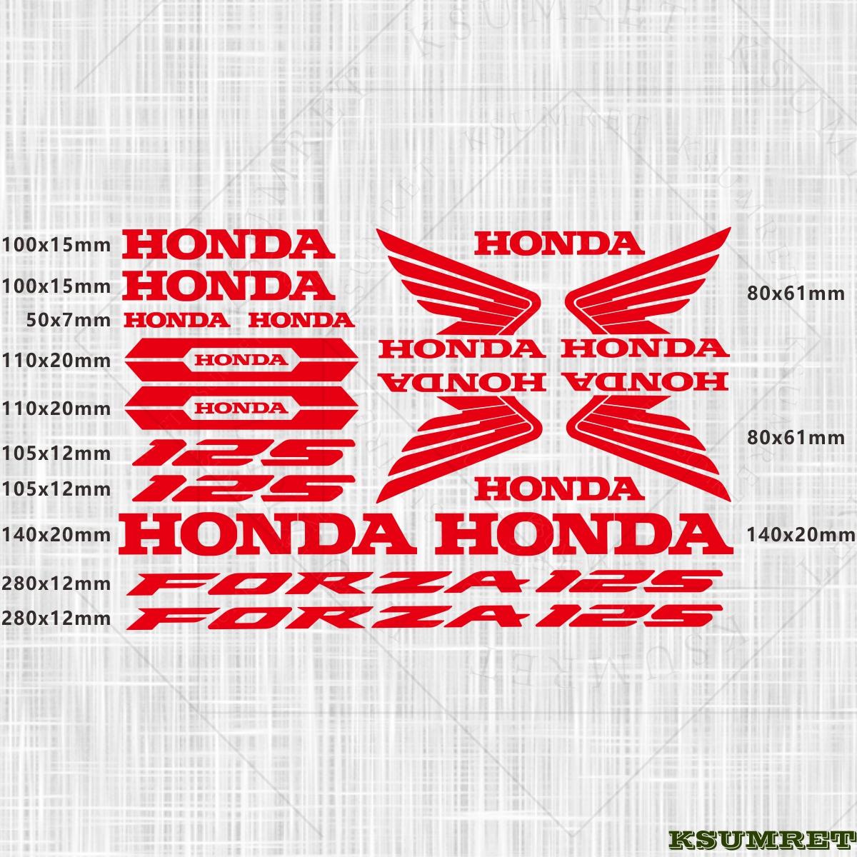 For Honda Motorcycle Stickers FORZA 125 Logo Decal Waterproof червоний
For Honda Motorcycle Stickers FORZA 125 Logo Decal Waterproof червоний