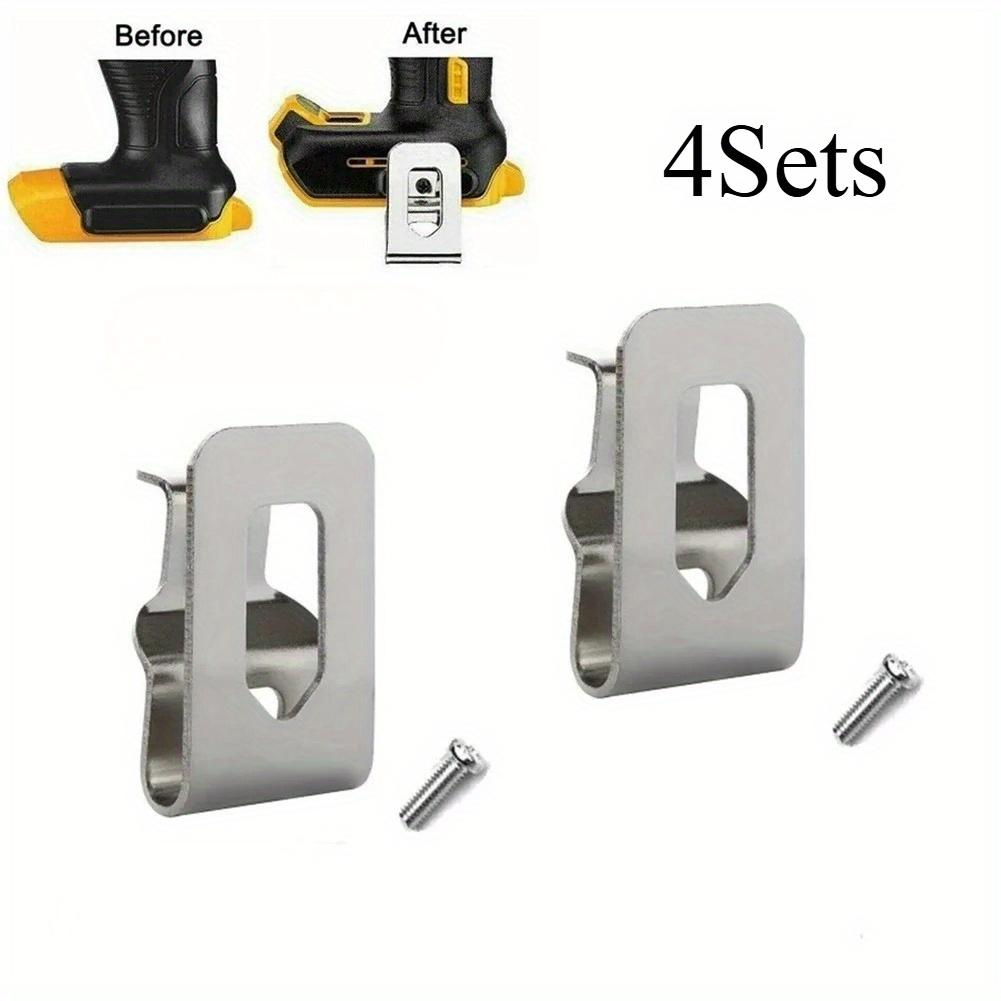 4pcs Electric Drill Belt Clip Hooks For DeWalt 18V 20V Drill Driver N268241 N169778 DCD980 Hammer Impact Wrench Accessories
4pcs Electric Drill Belt Clip Hooks For DeWalt 18V 20V Drill Driver N268241 N169778 DCD980 Hammer Impact Wrench Accessories