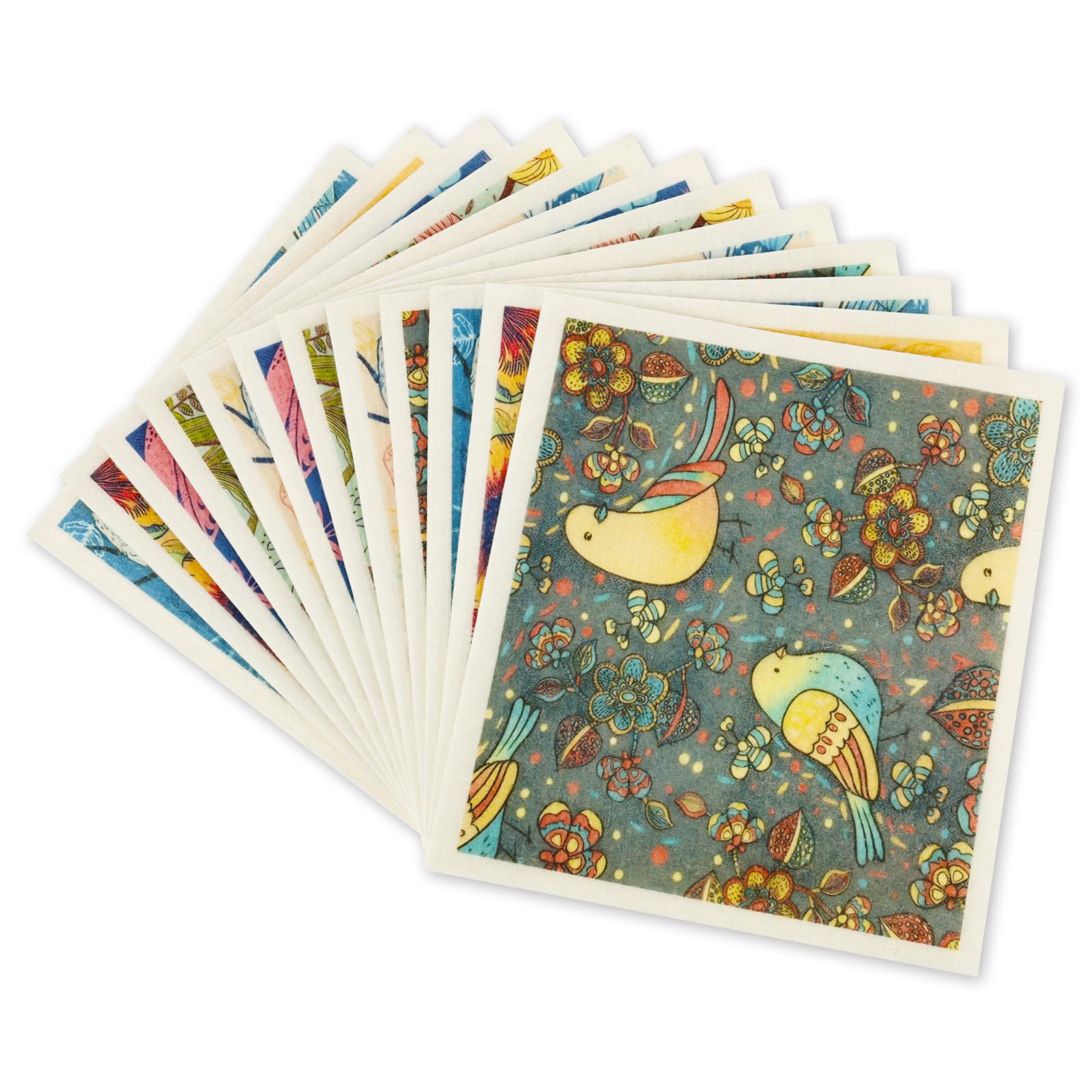 12Pcs Nonwoven Dish Towel Thickened Dish Cloth High Absorbency Kitchen Towel with Exquisite Pattern for Tableware Cookware
12Pcs Nonwoven Dish Towel Thickened Dish Cloth High Absorbency Kitchen Towel with Exquisite Pattern for Tableware Cookware