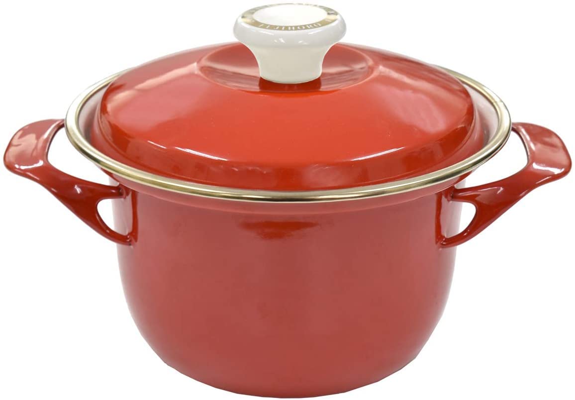 Fuji Enamel Double Handled Casserole Enamel IH Compatible Cocotte with Lid 16cm Scarlet C SR EX-16 алый
Fuji Enamel Double Handled Casserole Enamel IH Compatible Cocotte with Lid 16cm Scarlet C SR EX-16 алый