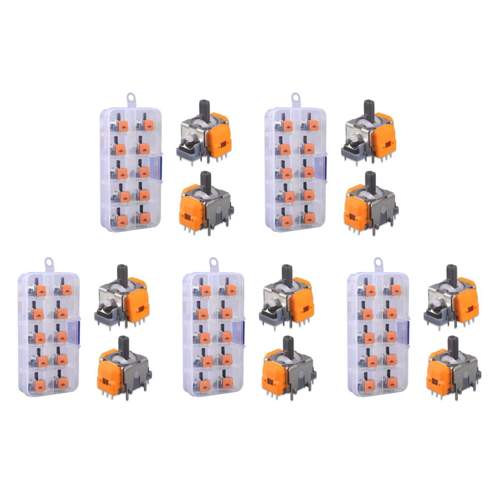 10 шт. высокоточный 3D джойстик с эффектом Холла, регулируемый стик для PS5
10 шт. высокоточный 3D джойстик с эффектом Холла, регулируемый стик для PS5