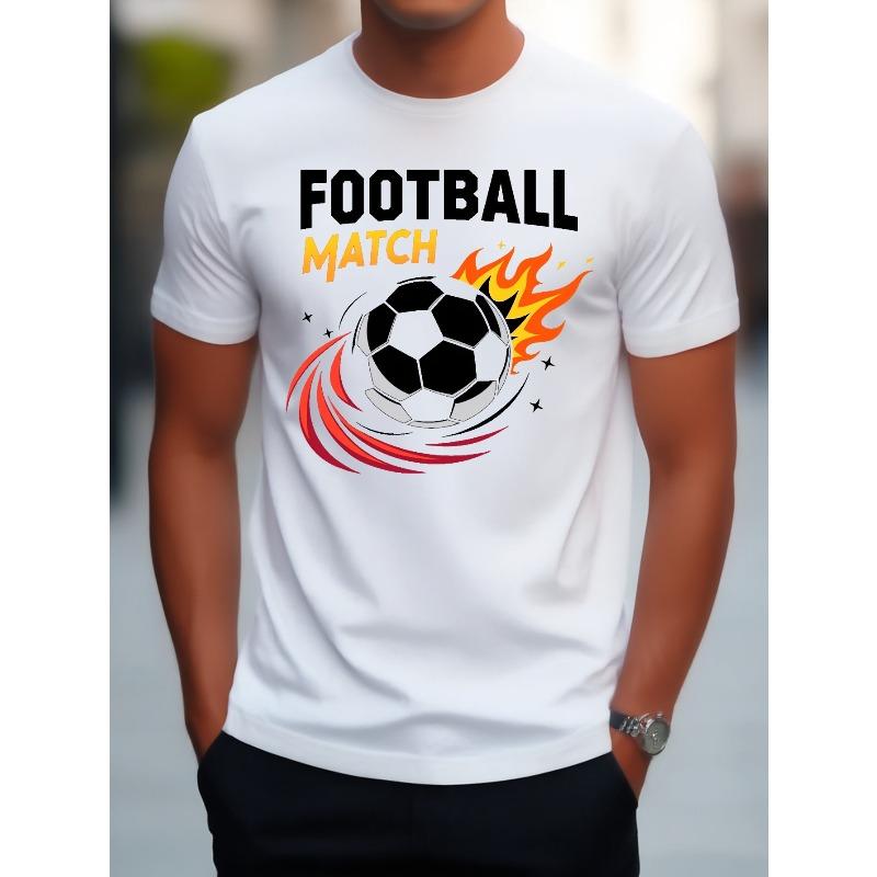 Soccer-Themed Men S T-Shirt - Breathable Design - Lightweight, Ideal For Sports And Casual Wear - Regular-Fit Top With A Sporty, Durable Design S белый
Soccer-Themed Men S T-Shirt - Breathable Design - Lightweight, Ideal For Sports And Casual Wear - Regular-Fit Top With A Sporty, Durable Design S белый