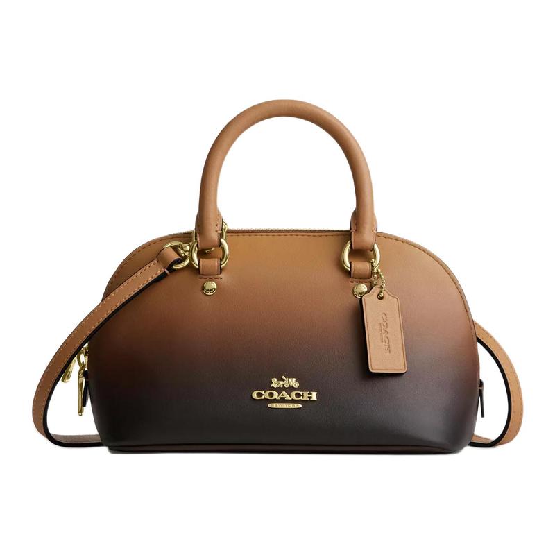 COACH SATCHEL Metal hardware letter engraved coated canvas shoulder handbag mini women s gradient brown золотий
COACH SATCHEL Metal hardware letter engraved coated canvas shoulder handbag mini women s gradient brown золотий