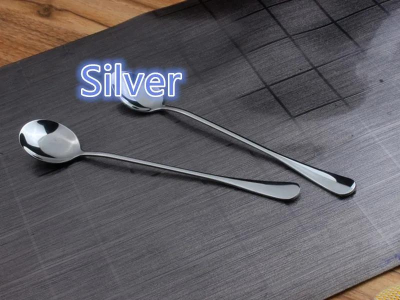 Кофейная ложка из нержавеющей стали с длинной ручкой Кухонные ложки Десертная чайная ложка silver
Кофейная ложка из нержавеющей стали с длинной ручкой Кухонные ложки Десертная чайная ложка silver