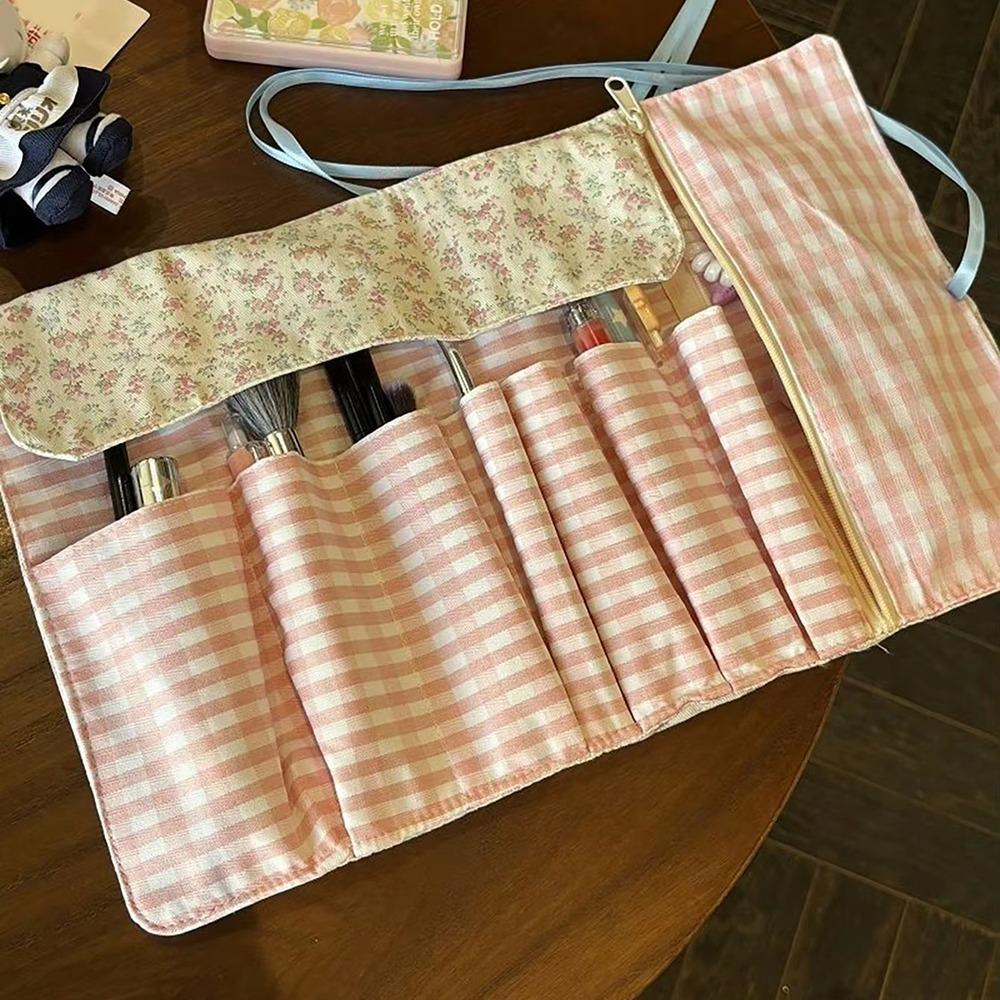 Large Capacity Cosmetic Storage Bag Pink Makeup Brush Organizer Sweet Makeup Brush Bag Women
Large Capacity Cosmetic Storage Bag Pink Makeup Brush Organizer Sweet Makeup Brush Bag Women