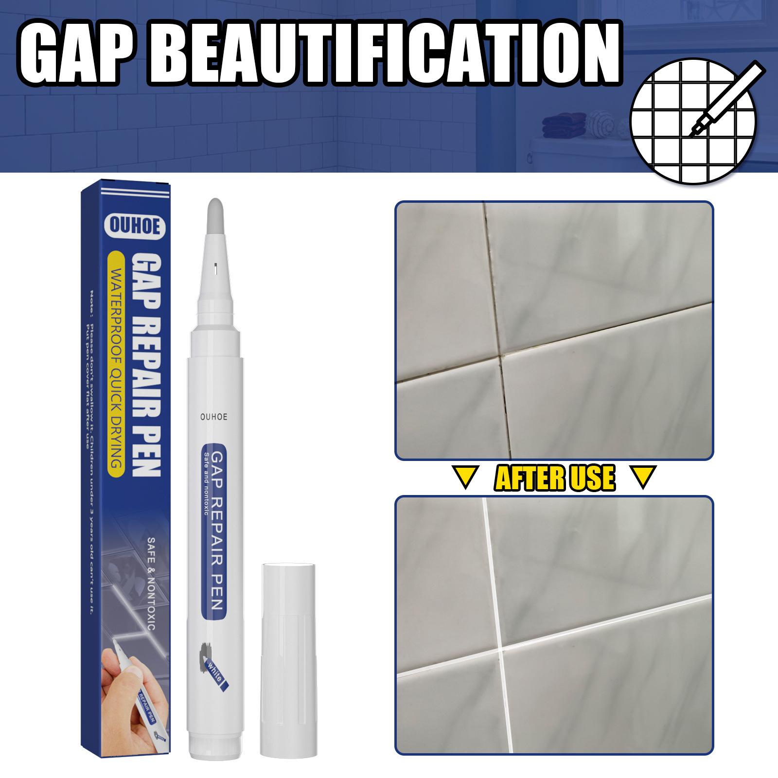 OUHOE Tile Gap Beautification Pen Водонепроницаемая устойчивая к плесени ручка для ремонта зазоров в полу Быстросохнущая плитка белый
OUHOE Tile Gap Beautification Pen Водонепроницаемая устойчивая к плесени ручка для ремонта зазоров в полу Быстросохнущая плитка белый