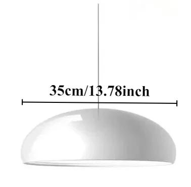 JOYINLED 35CM Modern LED Pendant Lights Black White Round Aluminum Lampshade Nordic Chandelier Dining Table Lights Room Decor No bulb білий
JOYINLED 35CM Modern LED Pendant Lights Black White Round Aluminum Lampshade Nordic Chandelier Dining Table Lights Room Decor No bulb білий