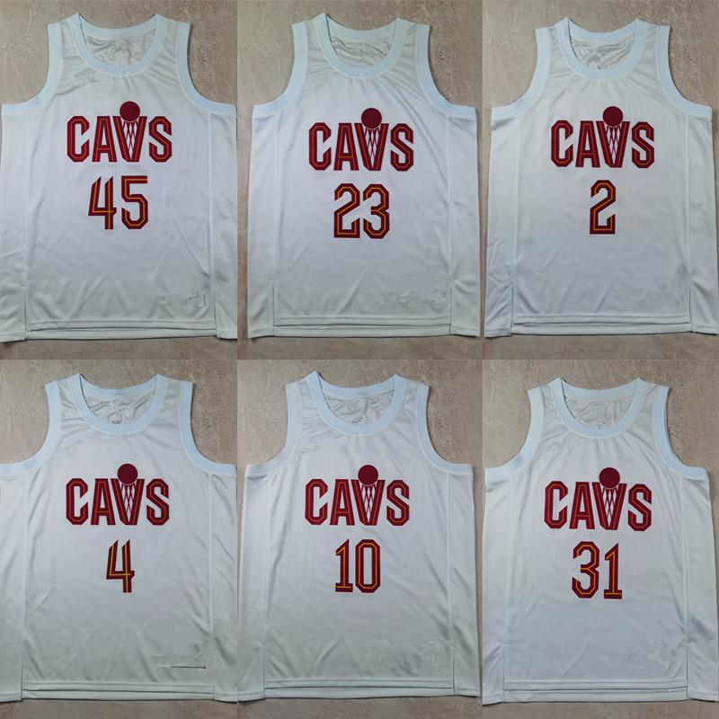 White Cavaliers Heat-Pressed Basketball Jersey: Mitchell 45, Allen 31, Garland 10, Mobley 4, Irving, James. XXL
White Cavaliers Heat-Pressed Basketball Jersey: Mitchell 45, Allen 31, Garland 10, Mobley 4, Irving, James. XXL