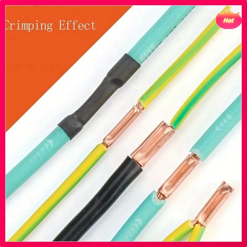 250Pcs GT Copper Connecting Pipe Wire Joint Small Copper Tube Terminal Cable Lug Bootlace Ferrule Kit W/Crimping Pliers
250Pcs GT Copper Connecting Pipe Wire Joint Small Copper Tube Terminal Cable Lug Bootlace Ferrule Kit W/Crimping Pliers
