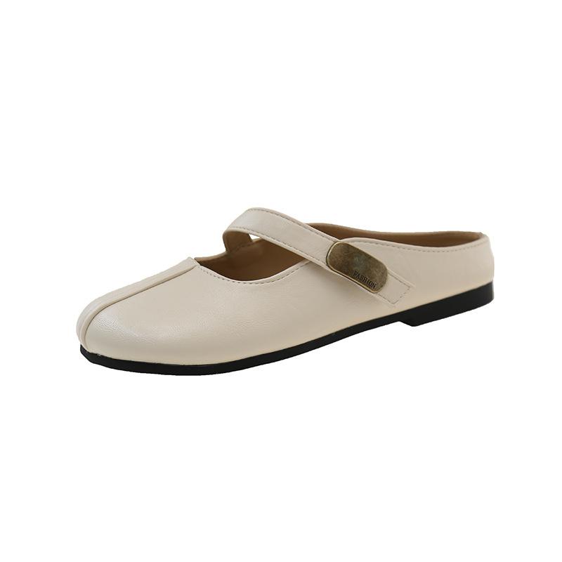 Baotou half slippers women s outer wear spring and summer new fashion versatile with skirt flat bottom shallow mouth sandals 40
Baotou half slippers women s outer wear spring and summer new fashion versatile with skirt flat bottom shallow mouth sandals 40