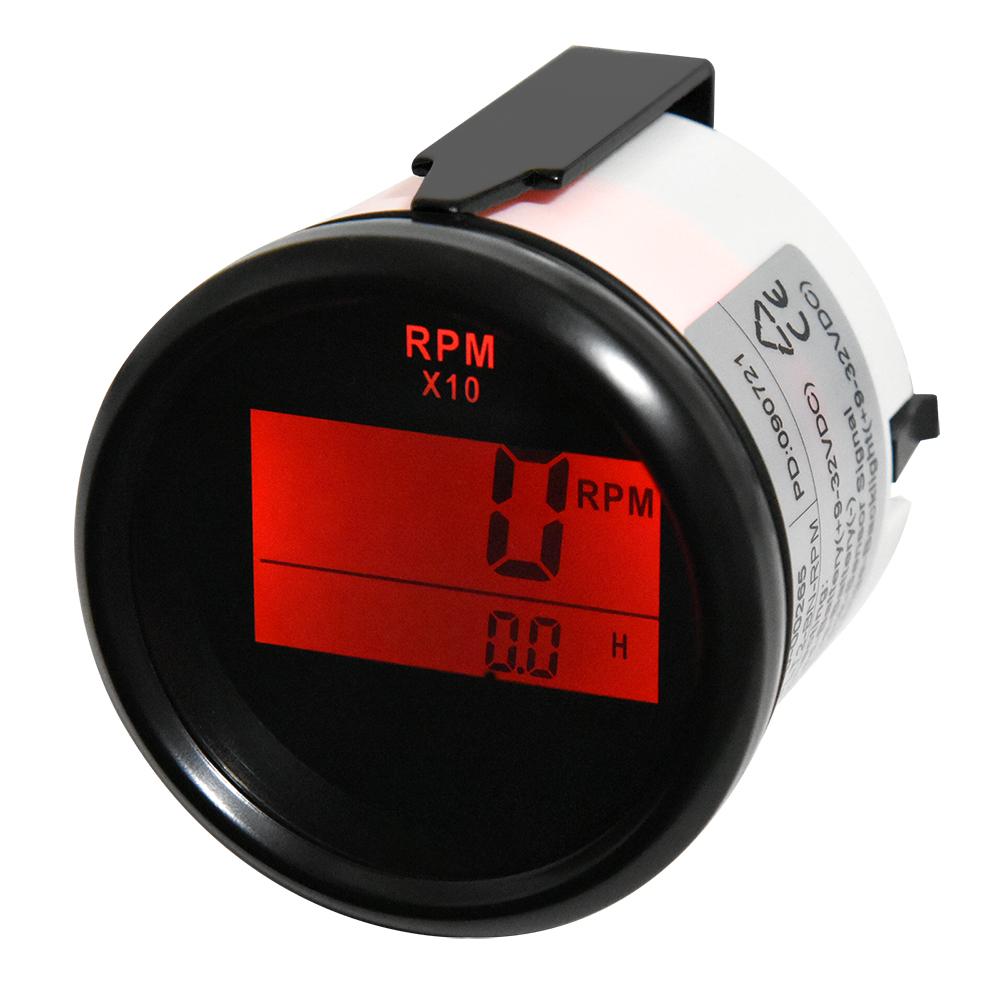 AD 52mm Digital Tachometers 0-9990RPM Red Backlight Marine Rev Counters with Hourmeters Devices 9-32V for Boat Car Truck Motor чорний
AD 52mm Digital Tachometers 0-9990RPM Red Backlight Marine Rev Counters with Hourmeters Devices 9-32V for Boat Car Truck Motor чорний