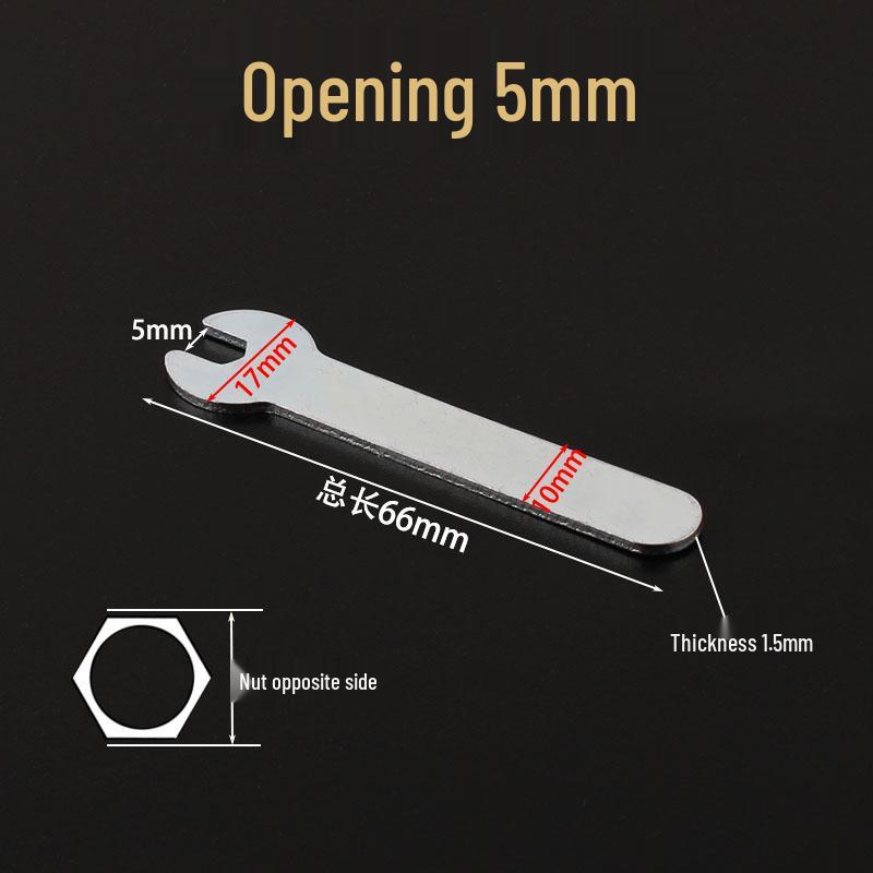 Thin Open-End Hex Wrench for Furniture and Electrical Boxes
Thin Open-End Hex Wrench for Furniture and Electrical Boxes
