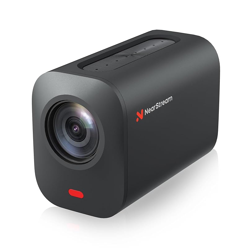 NearStream 2K wireless streaming camera StreamCam Bluetooth Vlogging Full HD 1080P 60fps Video camera [40x zoom / 8 MEMS with microphone 80° Viewing
NearStream 2K wireless streaming camera StreamCam Bluetooth Vlogging Full HD 1080P 60fps Video camera [40x zoom / 8 MEMS with microphone 80° Viewing