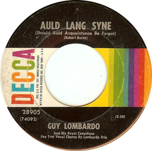 7inch Record GUY LOMBARDO & HIS ROYAL CANADIANS - Auld Lang Syne / Hot Time In The Ol 28905 DECCA US Jazz Used
7inch Record GUY LOMBARDO & HIS ROYAL CANADIANS - Auld Lang Syne / Hot Time In The Ol 28905 DECCA US Jazz Used