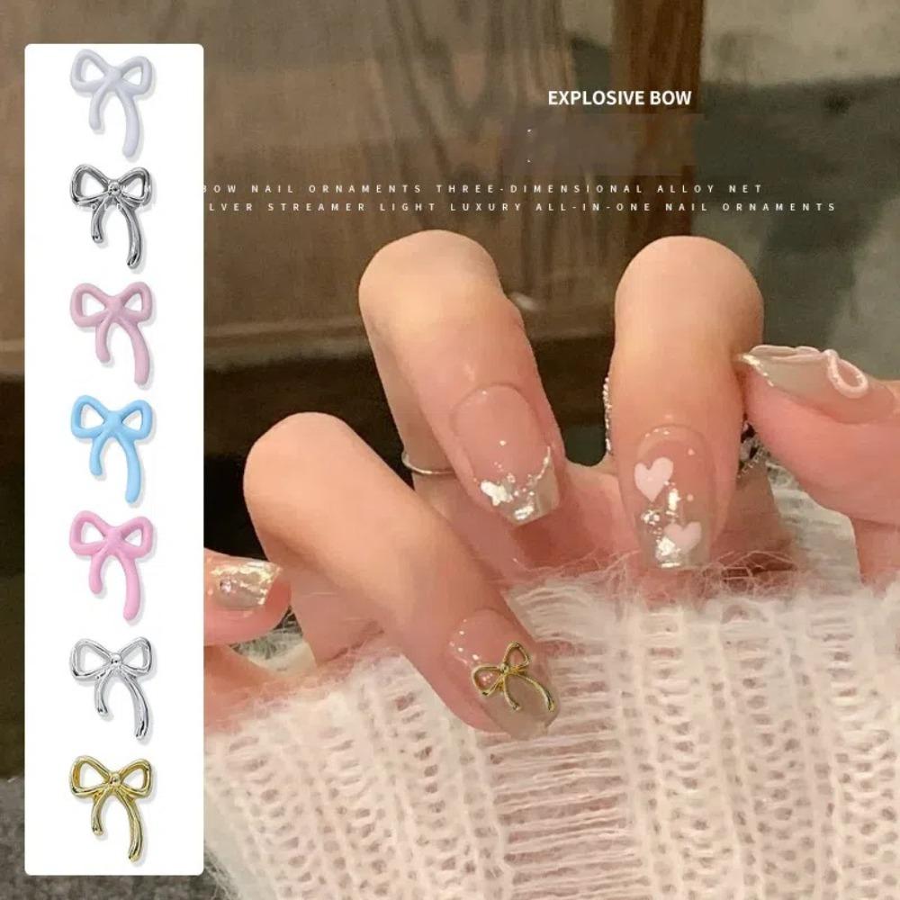 20pcs/Lot 3D Metal Nail Art Charm Cute Bowknot DIY Manicure Tools DIY Nail Art Decoration білий
20pcs/Lot 3D Metal Nail Art Charm Cute Bowknot DIY Manicure Tools DIY Nail Art Decoration білий