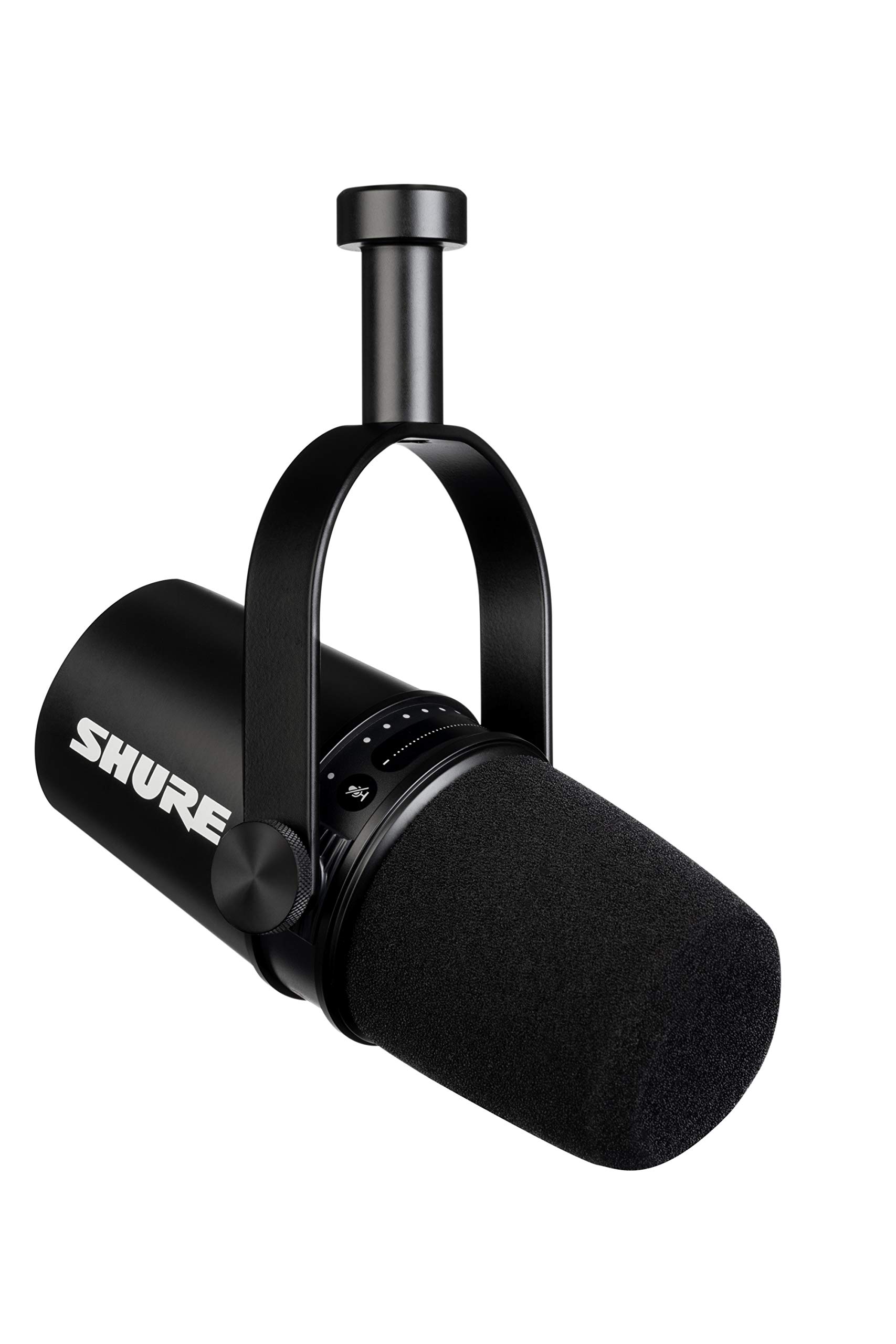 SHURE MV7 Podcast Microphone: Dynamic Microphone LiveDistributionGamingTelework MOTIV Series Compatible with iOS Android Mac Windows MV7-K-J Black
SHURE MV7 Podcast Microphone: Dynamic Microphone LiveDistributionGamingTelework MOTIV Series Compatible with iOS Android Mac Windows MV7-K-J Black