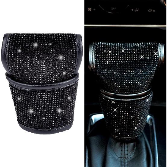2Pcs Rhinestone Gear Shift Knob Cover Black PU Leather Universal Bling Glitter Sparkly Crystal Auto Gears Shifts Knobs Stick Protector Covers for Car Black Crystal
2Pcs Rhinestone Gear Shift Knob Cover Black PU Leather Universal Bling Glitter Sparkly Crystal Auto Gears Shifts Knobs Stick Protector Covers for Car Black Crystal