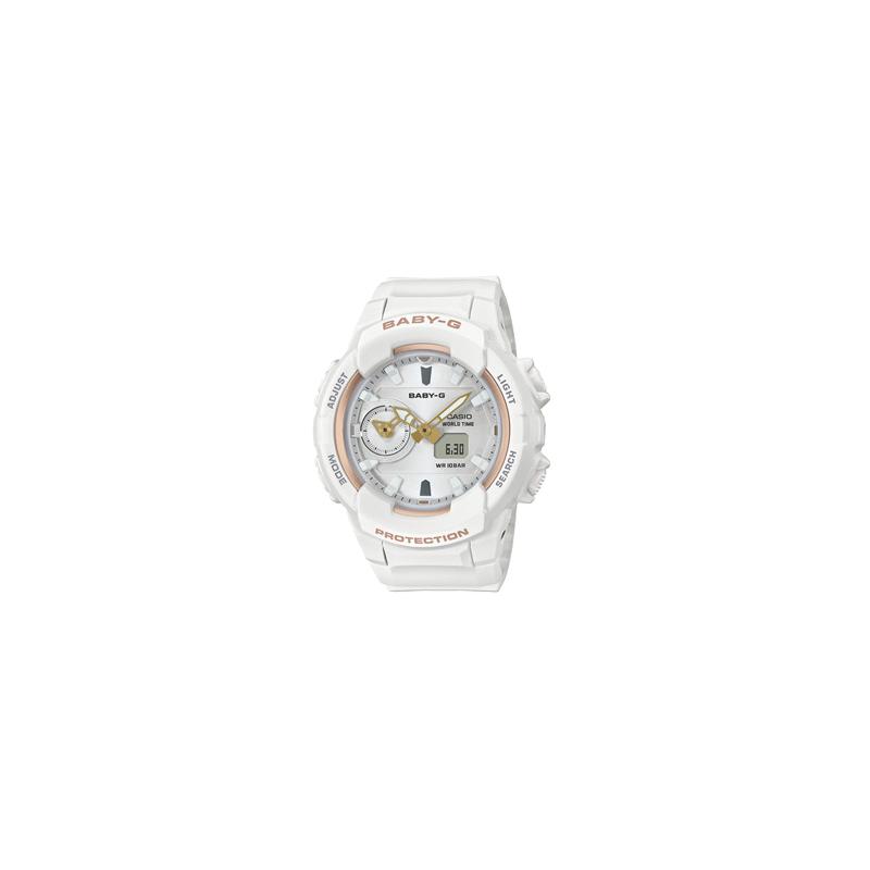 Casio BABY-G Fashionable and Vibrant Street Classic Pointer Dual Display Dial Waterproof Movement 100 Meters Waterproof Quartz Movement BGA-230SA-7APR белый
Casio BABY-G Fashionable and Vibrant Street Classic Pointer Dual Display Dial Waterproof Movement 100 Meters Waterproof Quartz Movement BGA-230SA-7APR белый