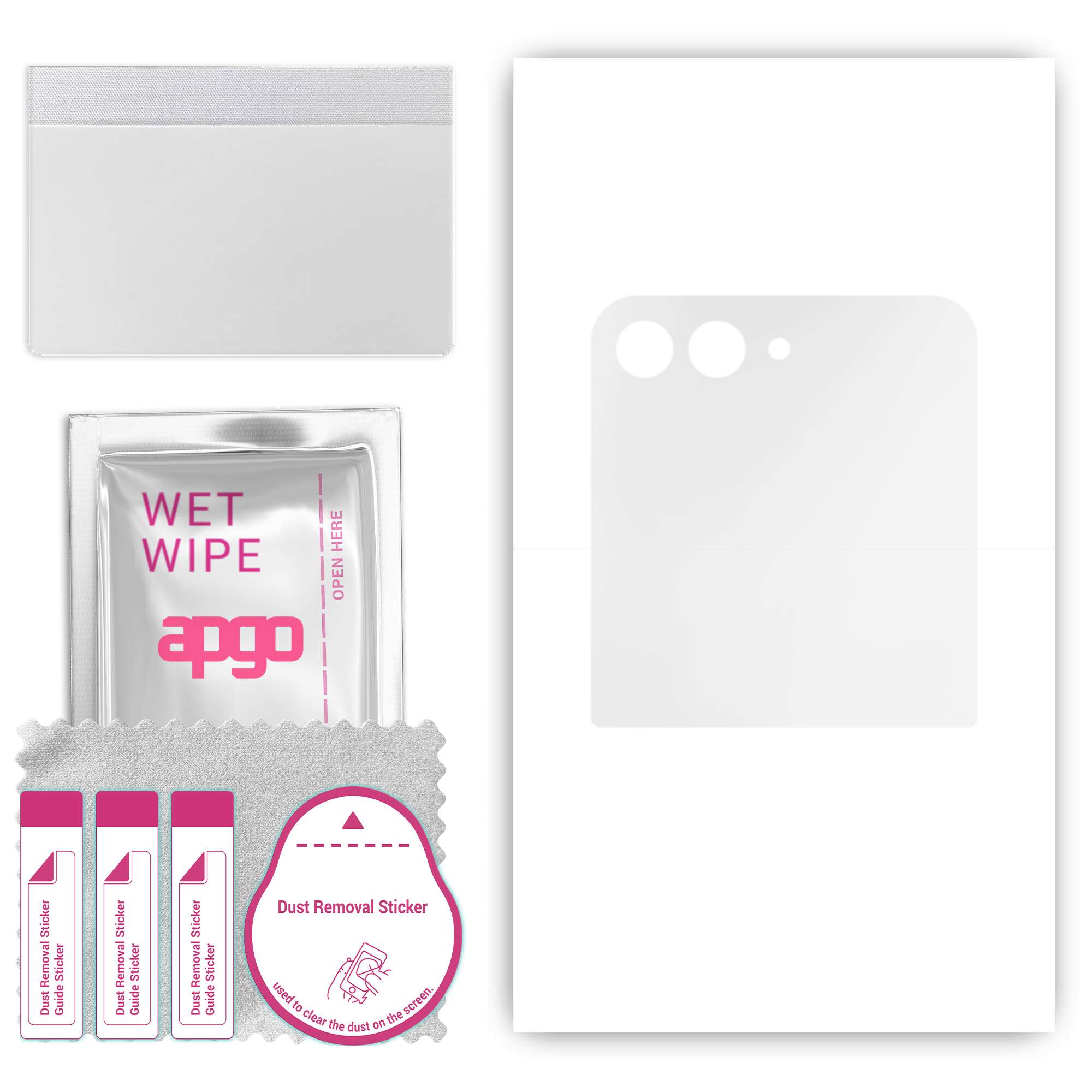 apgo Hydrogel Ultra-Clear Screen Protector для Samsung Galaxy Z Flip 5, гідрогелева плівка, гнучкий, м’який ТПУ з позиціонуючим шаром, легке встановлення
apgo Hydrogel Ultra-Clear Screen Protector для Samsung Galaxy Z Flip 5, гідрогелева плівка, гнучкий, м’який ТПУ з позиціонуючим шаром, легке встановлення