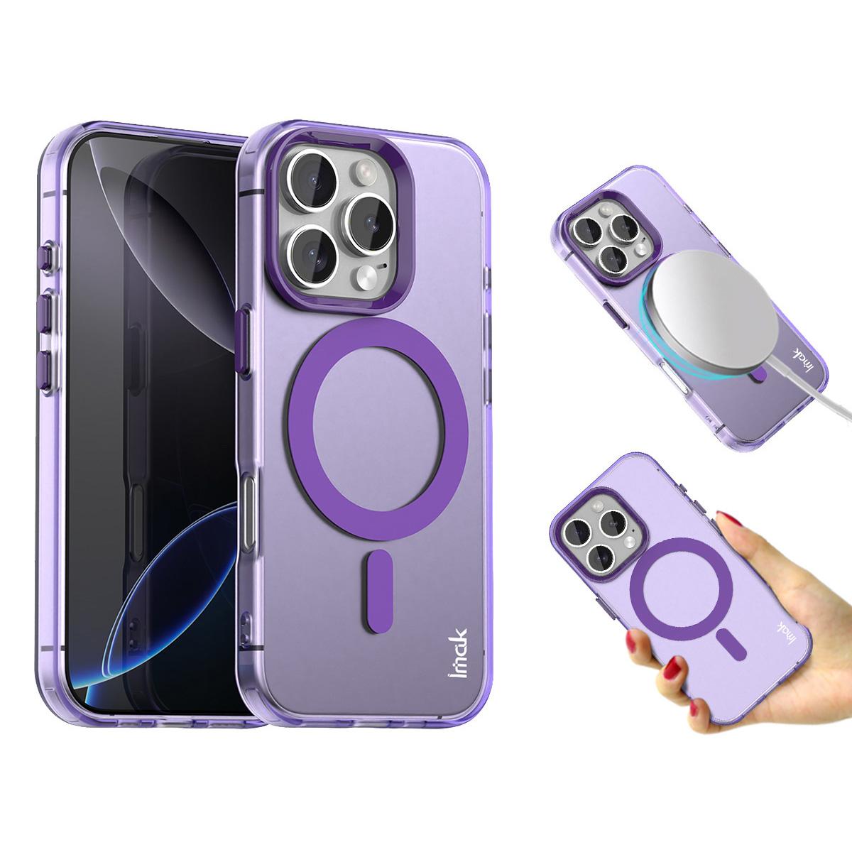 IMAK For iPhone 16 Pro Max Case Compatible with MagSafe Candy Color Anti Drop TPU + PET Back Cover F
IMAK For iPhone 16 Pro Max Case Compatible with MagSafe Candy Color Anti Drop TPU + PET Back Cover F