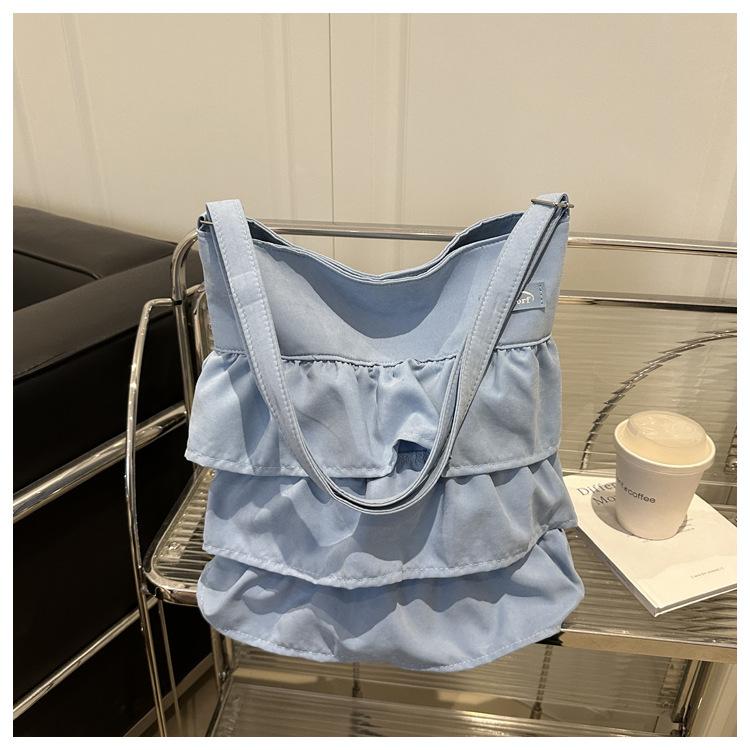 Корейская юбка с оборками тканевая сумка женская 2025 новая трендовая модная нишевая сумка-тоут большой вместимости сумка-мессенджер синий
Корейская юбка с оборками тканевая сумка женская 2025 новая трендовая модная нишевая сумка-тоут большой вместимости сумка-мессенджер синий