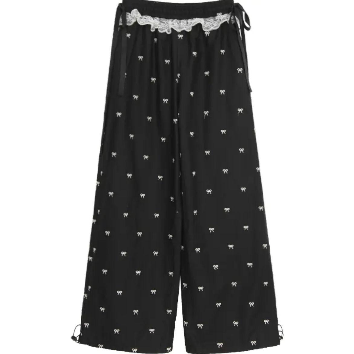 Сладкие-Крутые Кружевные Лоскутные Брюки Прямого Покроя Свободного Кроя Тонкие Повседневные Брюки для Женщин L
Сладкие-Крутые Кружевные Лоскутные Брюки Прямого Покроя Свободного Кроя Тонкие Повседневные Брюки для Женщин L