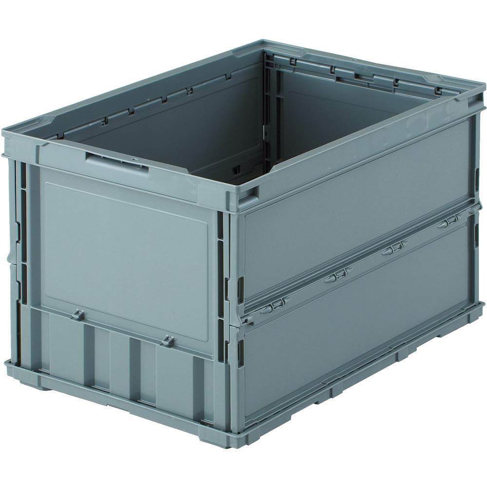 TRUSCO TR-O50B-GY Тонкий складной контейнер, 12,0 галлонов (50 л), Серый, Ящик для хранения
TRUSCO TR-O50B-GY Тонкий складной контейнер, 12,0 галлонов (50 л), Серый, Ящик для хранения