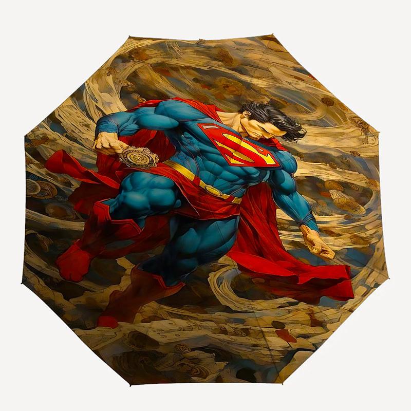 1pc Superman, comic Automatic Folding Umbrella - Compact 8-Rib Design, Durable Plastic & Iron1251L
1pc Superman, comic Automatic Folding Umbrella - Compact 8-Rib Design, Durable Plastic & Iron1251L