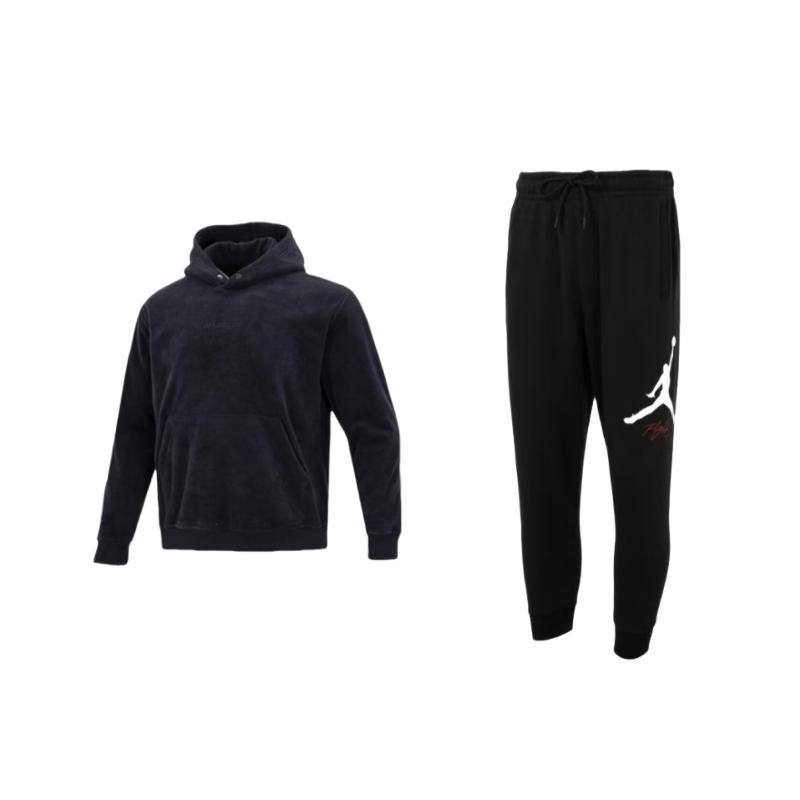 Jordan Solid Color Hoodie Long Sleeve Logo Print Drawstring Knit Pants Casual Sports Set Men sets FD7346-010+DV1572-010
Jordan Solid Color Hoodie Long Sleeve Logo Print Drawstring Knit Pants Casual Sports Set Men sets FD7346-010+DV1572-010