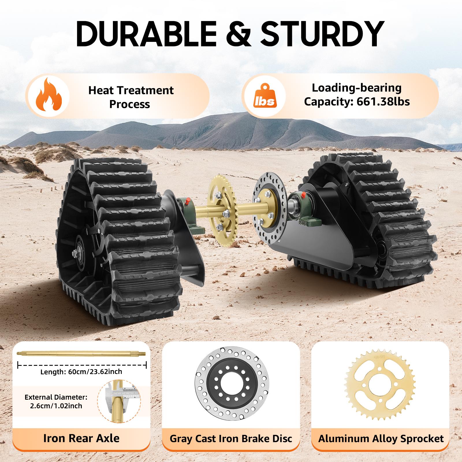 Bymaocar 23.62 дюйма Сборка задней оси для картинга и квадроцикла с противоскользящими колесами для бездорожья, треугольная конструкция чёрный
Bymaocar 23.62 дюйма Сборка задней оси для картинга и квадроцикла с противоскользящими колесами для бездорожья, треугольная конструкция чёрный