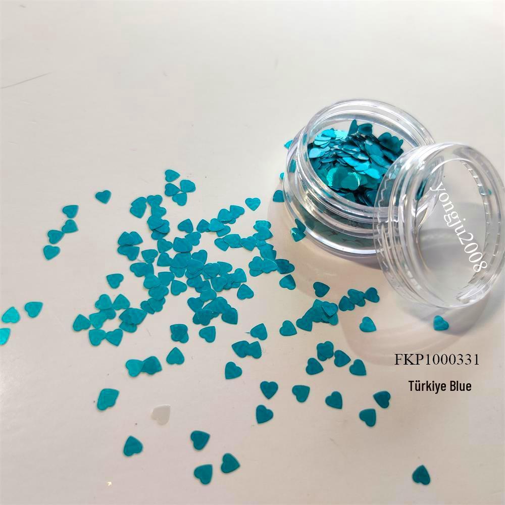 Japanese SARURU Nail Art: Heart Glitter Pearlescent Peach - Imported Nail Accessories 2g/jar
Japanese SARURU Nail Art: Heart Glitter Pearlescent Peach - Imported Nail Accessories 2g/jar
